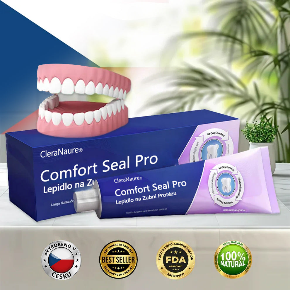🔥🔥  KORLÁTOZOTT KÜLÖNLEGES AJÁNLAT 🦷 CleraNaure® Comfort Seal Pro Fogsor Ragasztó 🦷💜 FDA Tanúsítvánnyal🔥🔥🔥
