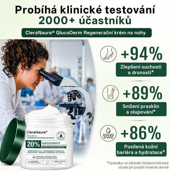 CleraNaure®GlucoDerm Regeneráló Lábkrém