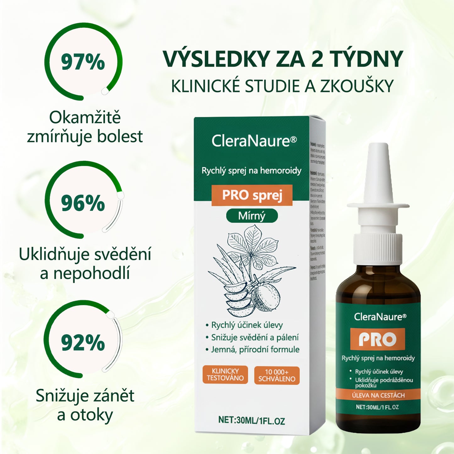 Akce s časovým omezením | CleraNaure® Rychlý Hemoroidní PRO Sprej🎁🎁