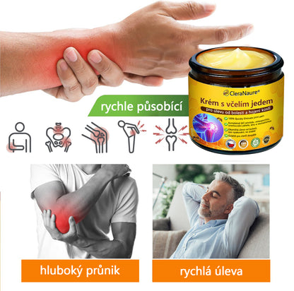 CleraNaure® Krém s včelím jedem pro úlevu od bolesti a hojení kostí 🎉🎉 (speciálně pro seniory)