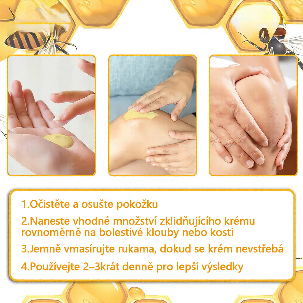 CleraNaure® Krém s včelím jedem pro úlevu od bolesti a hojení kostí 🎉🎉 (speciálně pro seniory)