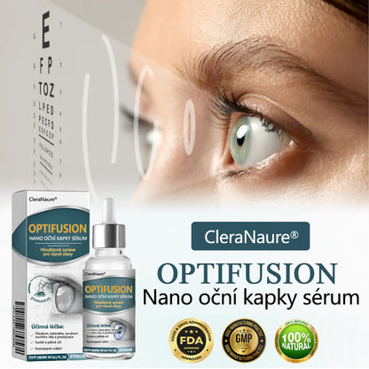 CleraNaure® Optifusion Nano Kapky pro Oči Sérum-Nanotechnologie obnovuje jasné vidění, bez brýlí, bez chirurgického zásahu