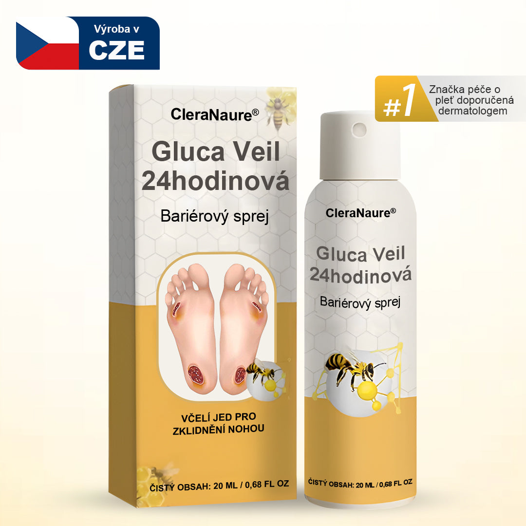 CleraNaure® GlucaVeil 24H Ochranný sprej na nohy