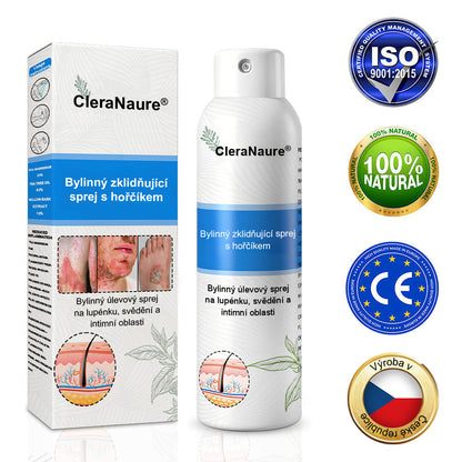 ⚠️🫧CleraNature® Hořčíkový Sprej – Rychlá Úleva pro Svědící, Červenou a Citlivou Pokožku (Dokonce i Intimní Oblasti)