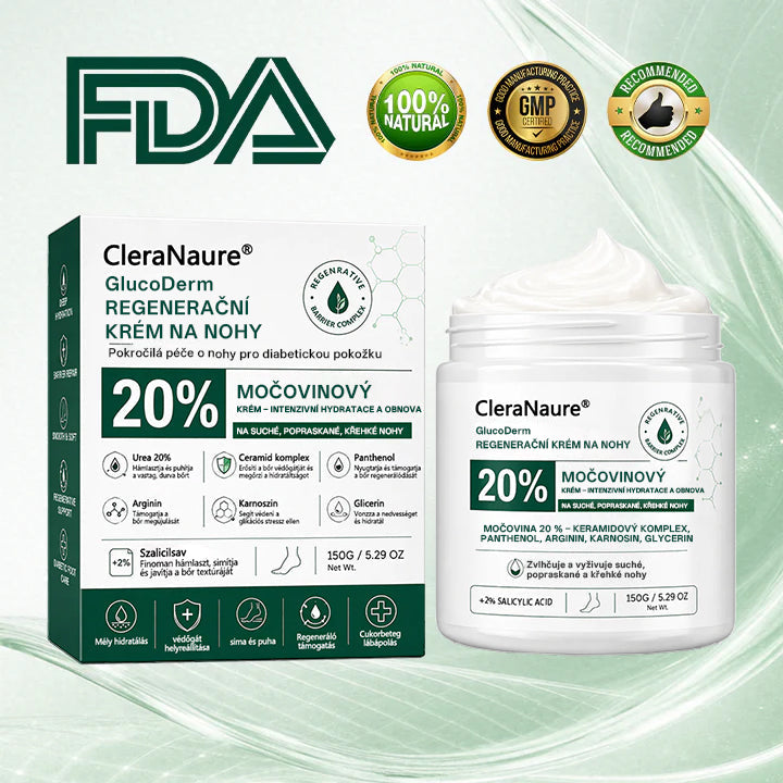 CleraNaure®GlucoDerm Regeneráló Lábkrém