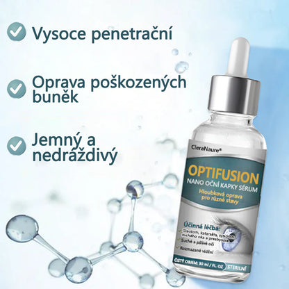 CleraNaure® Optifusion Nano Kapky pro Oči Sérum-Nanotechnologie obnovuje jasné vidění, bez brýlí, bez chirurgického zásahu