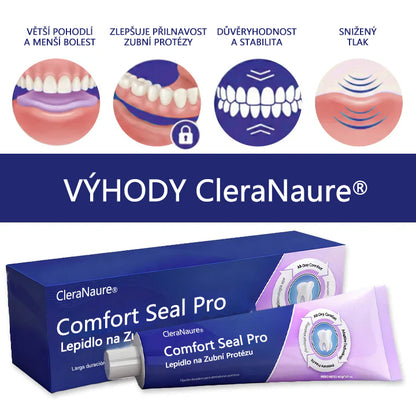 🔥🔥  KORLÁTOZOTT KÜLÖNLEGES AJÁNLAT 🦷 CleraNaure® Comfort Seal Pro Fogsor Ragasztó 🦷💜 FDA Tanúsítvánnyal🔥🔥🔥
