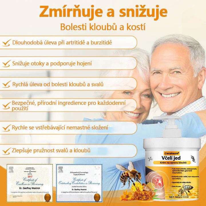 ✅[Oficiální obchod značky]CleraNaure® Krém na obnovu kloubů se včelím jedem
