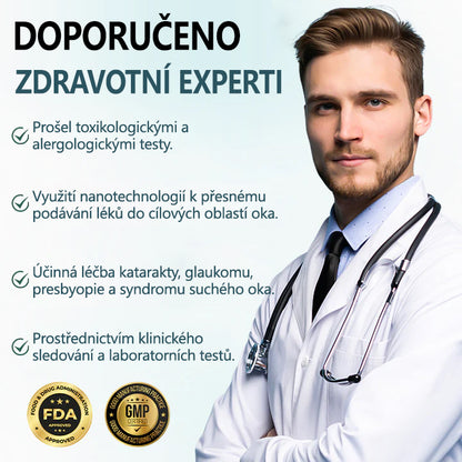 CleraNaure® Optifusion Nano Kapky pro Oči Sérum-Nanotechnologie obnovuje jasné vidění, bez brýlí, bez chirurgického zásahu
