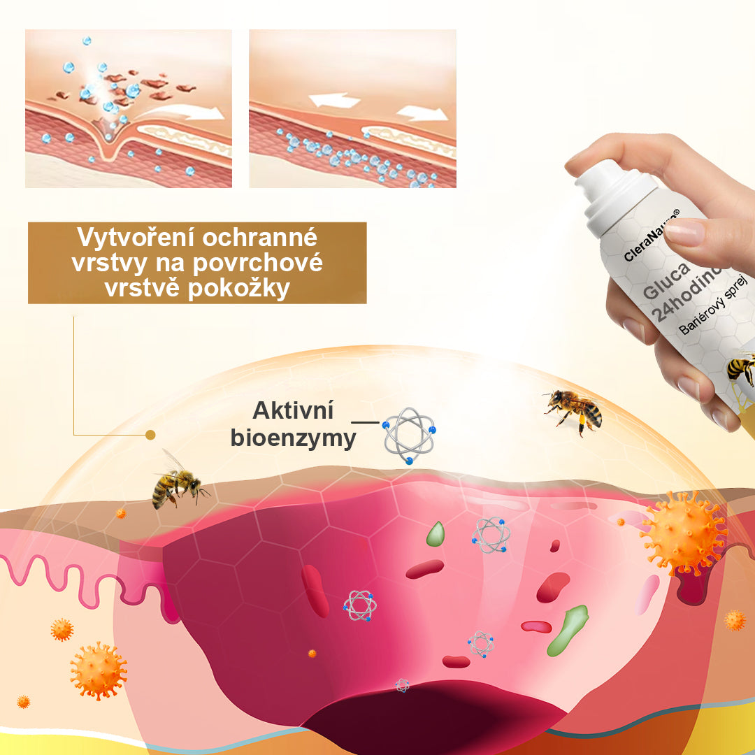 CleraNaure® GlucaVeil 24H Ochranný sprej na nohy