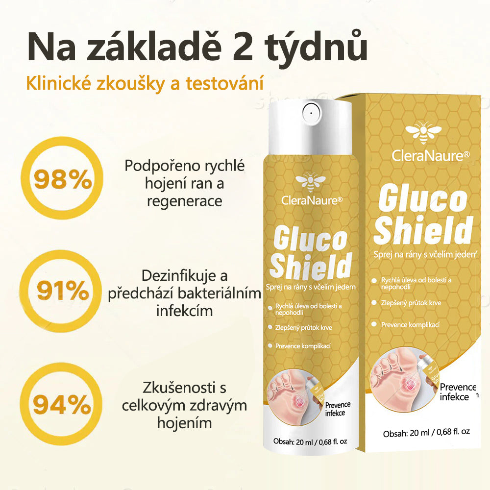 CleraNaure® GlucoShield sprej na rány s včelím jedem