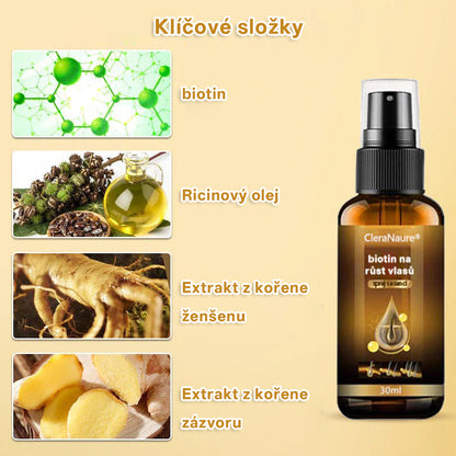 CleraNaure® Biotinový sprej pro růst vlasů (Nové složení)