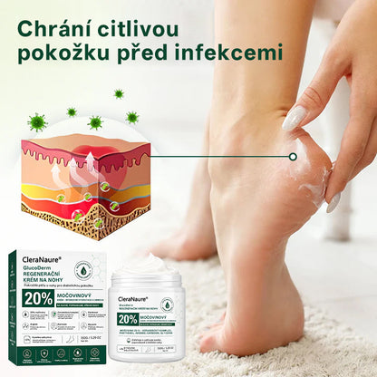 CleraNaure®GlucoDerm Regeneráló Lábkrém