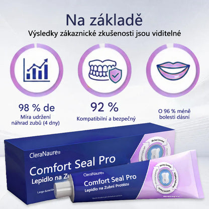 🔥🔥  KORLÁTOZOTT KÜLÖNLEGES AJÁNLAT 🦷 CleraNaure® Comfort Seal Pro Fogsor Ragasztó 🦷💜 FDA Tanúsítvánnyal🔥🔥🔥