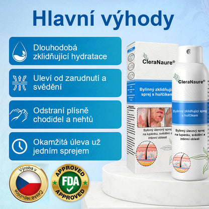 ⚠️🫧CleraNature® Hořčíkový Sprej – Rychlá Úleva pro Svědící, Červenou a Citlivou Pokožku (Dokonce i Intimní Oblasti)
