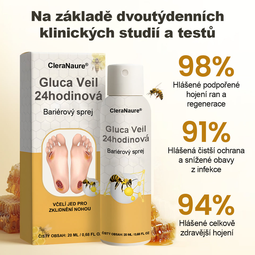 CleraNaure® GlucaVeil 24H Ochranný sprej na nohy